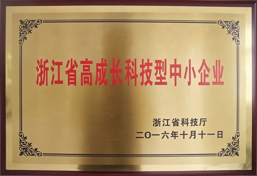 浙江省高成長科技型中小企業