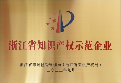 浙江省知識產權示范企業